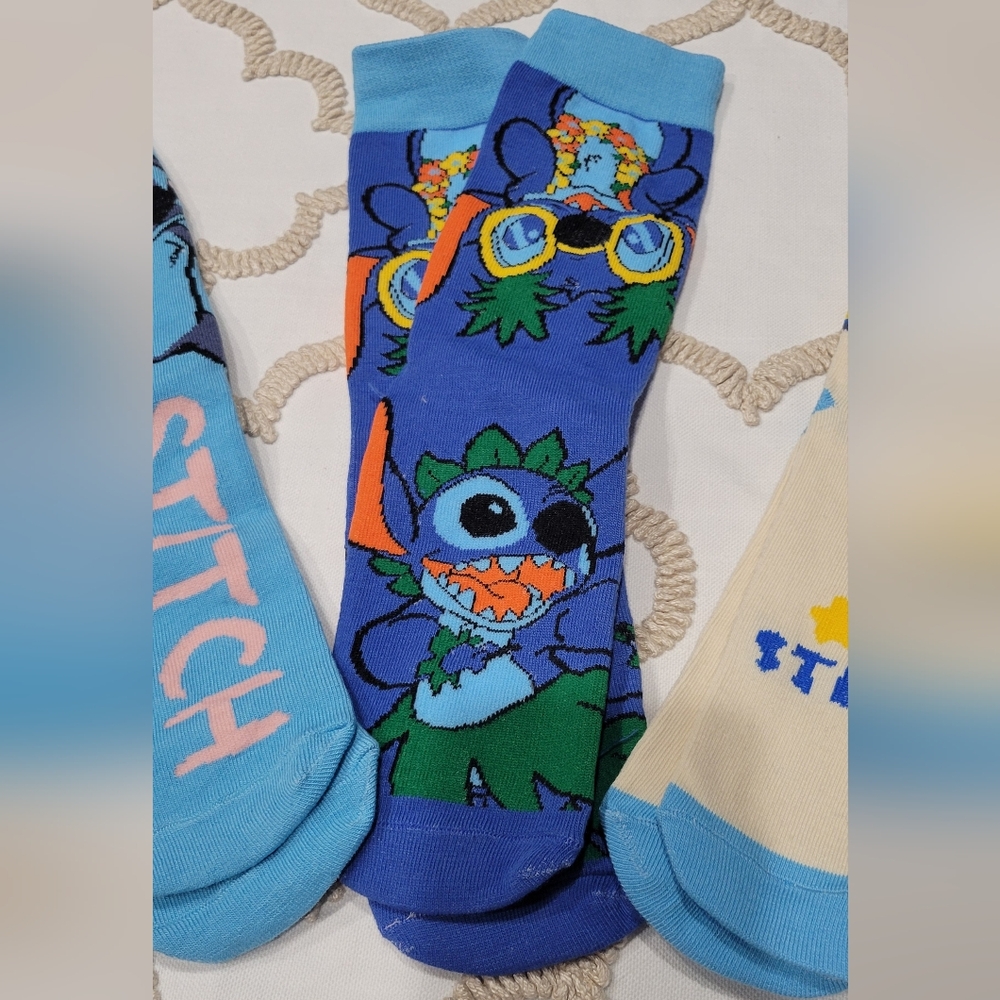 Stitch Character Crew Socks Set - Picture 3 of 6